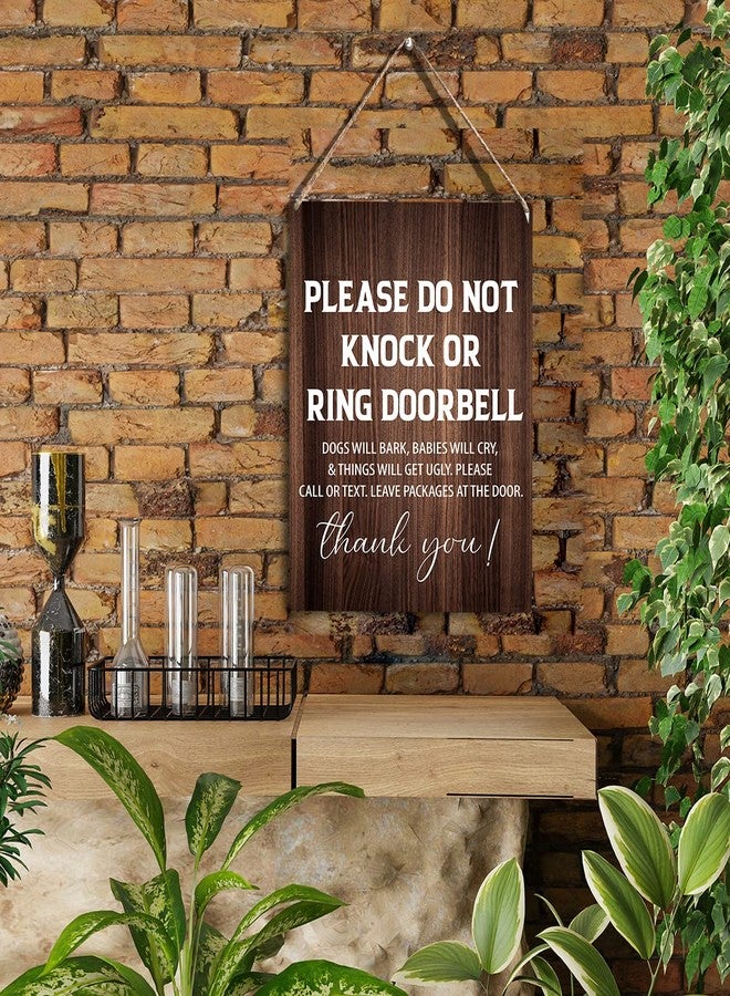 YCYD No Soliciting Sign - Wooden Hanging Sign for Home - 10x8 Inches - Image 2